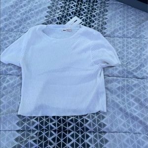 Sweater crop top